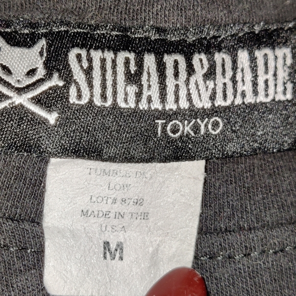 Sugar & Babe tank top black bedazzled medium - Picture 2 of 2